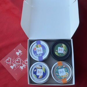 Set Cadou Mofturi Pastă de Caramel cu Căpșună