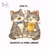 Felicitare „Love is... Dragoste la prima lingură”