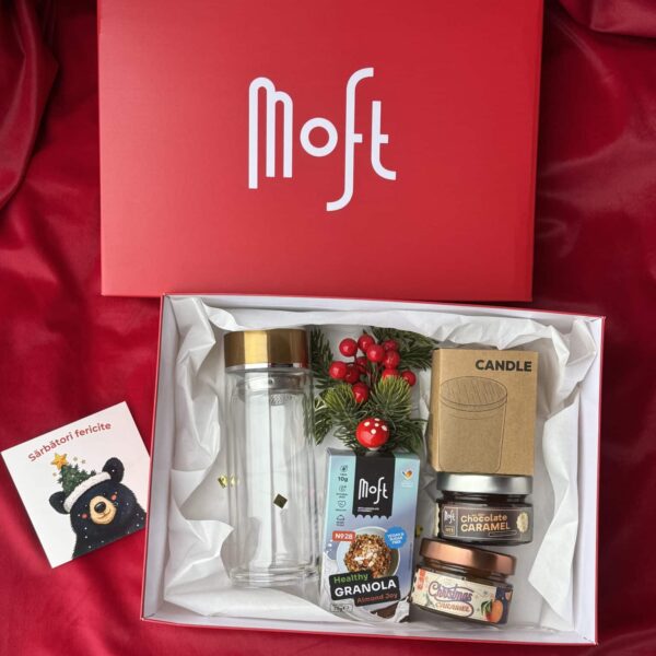 Cadou Craciun Moft 2 Cutie Cadou „Crăciun Fericit!”