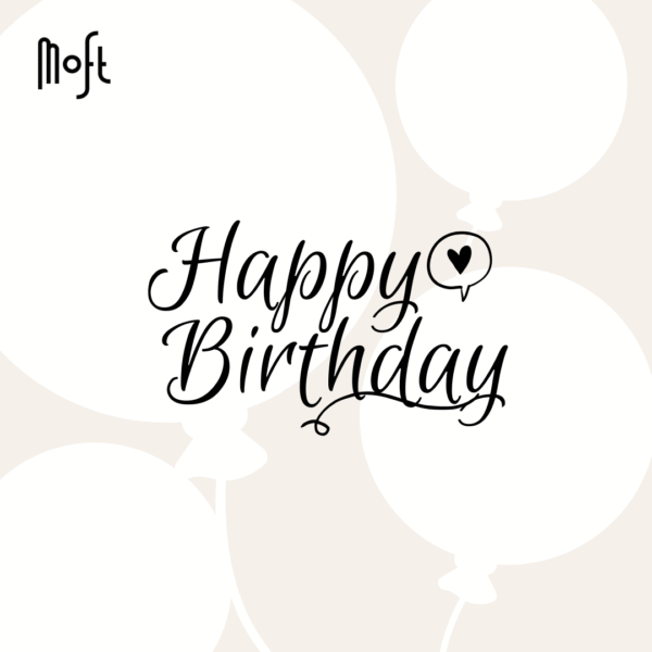 Felicitare Moft „Happy Birthday”