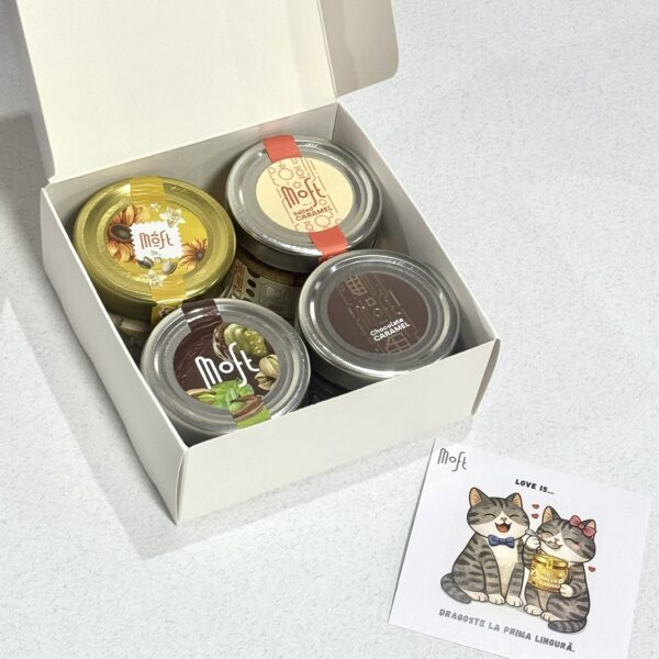 Sed Cadou Moft - ziua îndrăgostiților Set Cadou cu Dragoste „Delicii Moft”