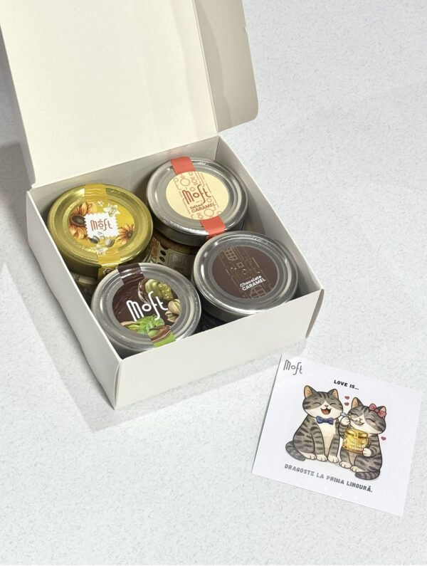Sed Cadou Moft - ziua îndrăgostiților Set Cadou cu Dragoste „Delicii Moft”