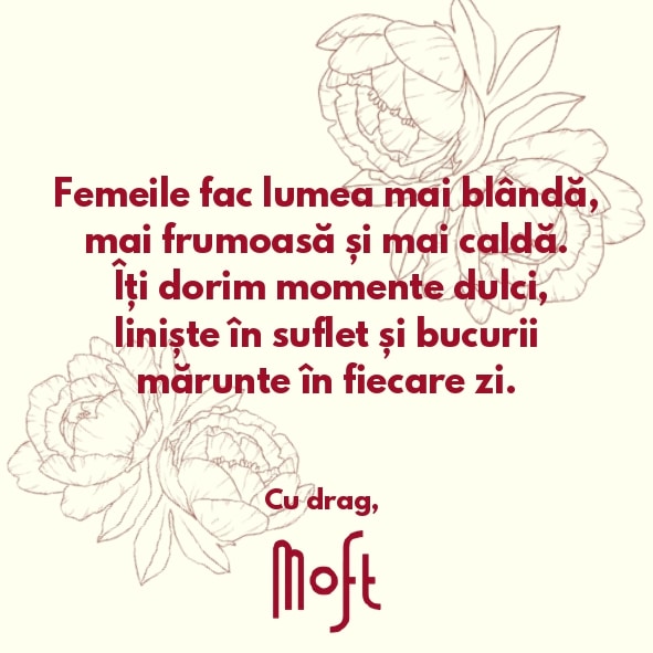 Felicitare Moft „8 Martie”