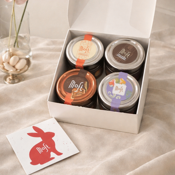 Set Cadou Paște MOFT Set Cadou Dulciuri Fine Moft – 4 Creme Artizanale Premium