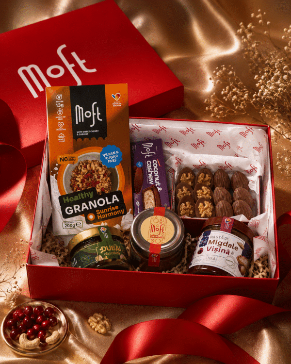 Set cadou premium cu delicii artizanale Moft.