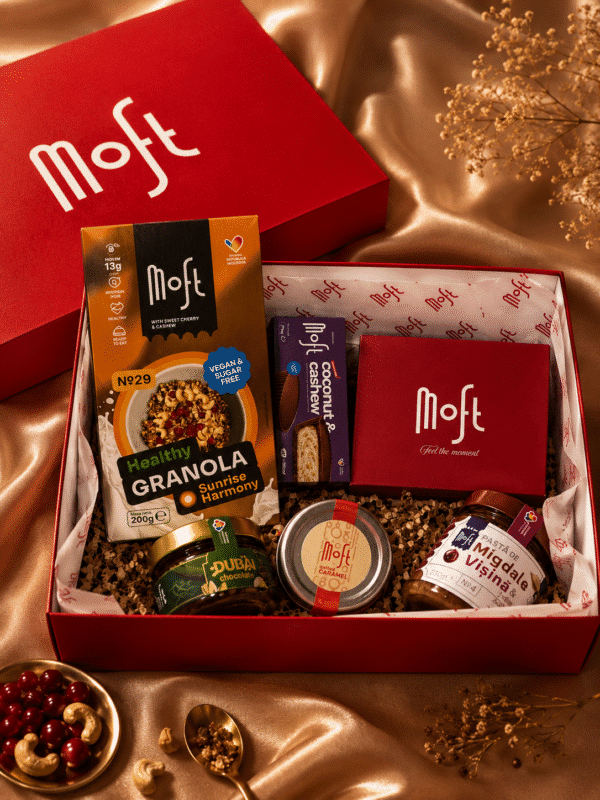 Set cadou premium cu delicii artizanale Moft.