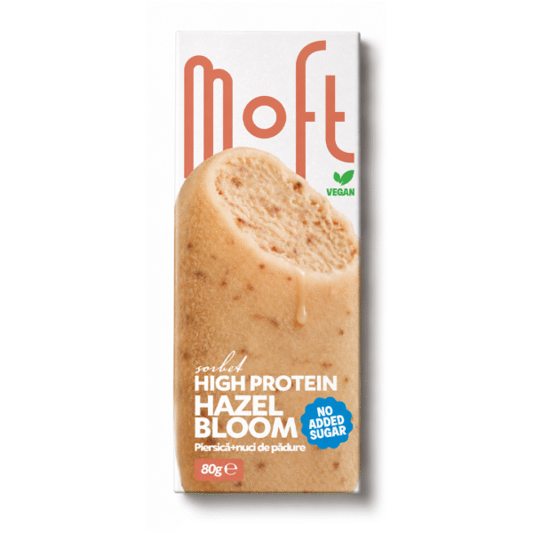 MOFT High Protein Hazel Bloom – Piersică & Nuci de Pădure MOFT High Protein Hazel Bloom – Piersică & Nuci de Pădure